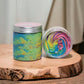 Colourful Kellulays Rainbow Sherbet Whipped Body Butter in a jar, showcasing vibrant swirls of pink, yellow, green, blue, and purple for a visually appealing and luxurious skincare treat.